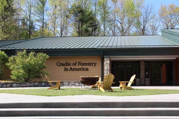 The Cradle of Forestry in America visitor center in Pisgah National Forest